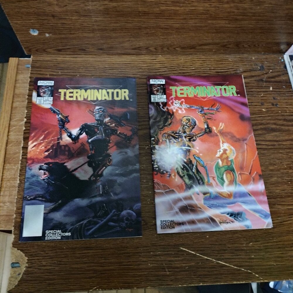 Terminator #1 and # 2 of 2 (Now Comics, 1990) Complete set of 2